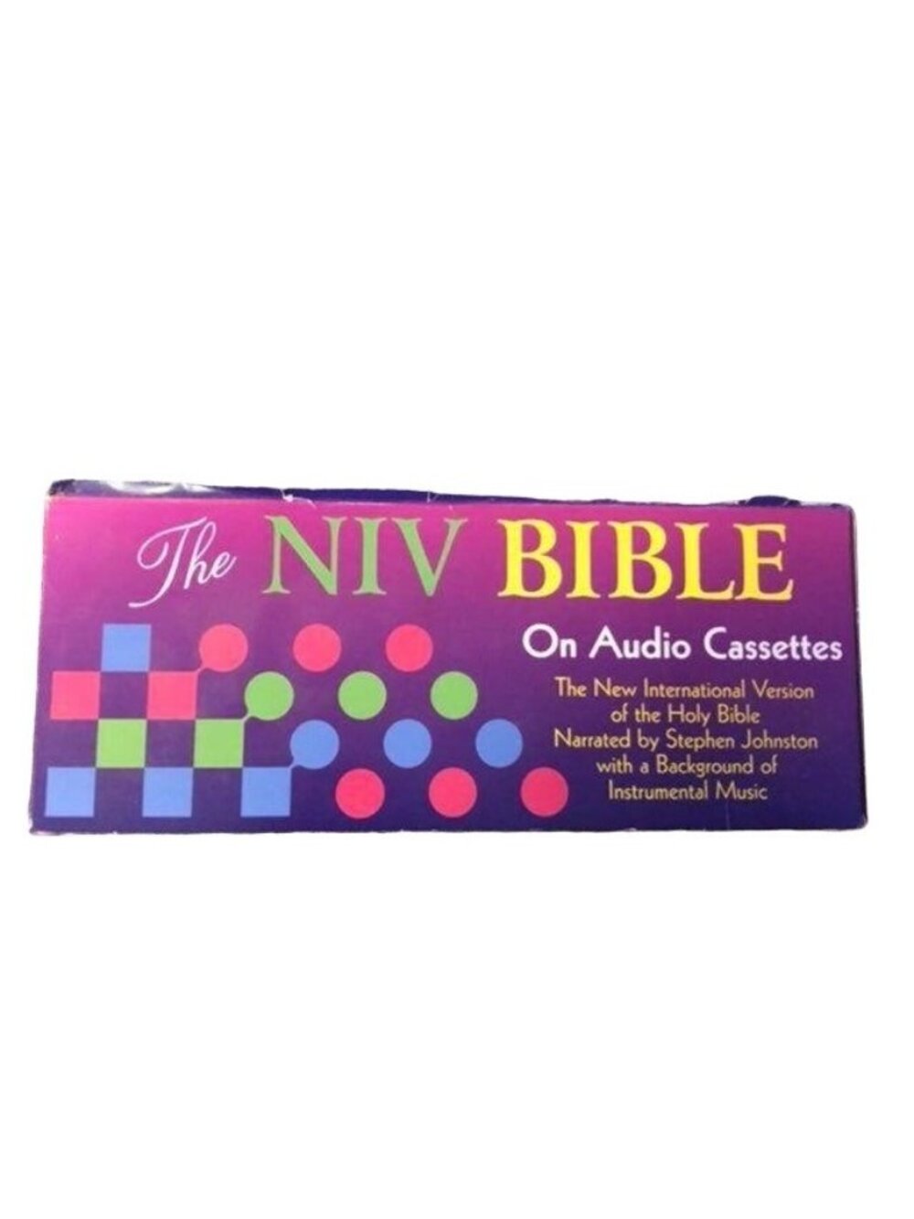 Vintage NIV Bible on 48 Audio Cassette Tapes Used Complete Old & New Testament